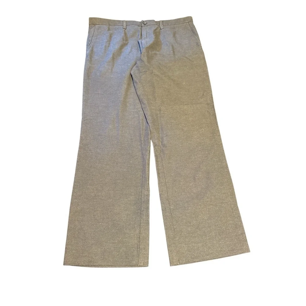 Hugo Boss Crigan1-W Gray Cotton Stretch Chino Straight‎ Pants 36R